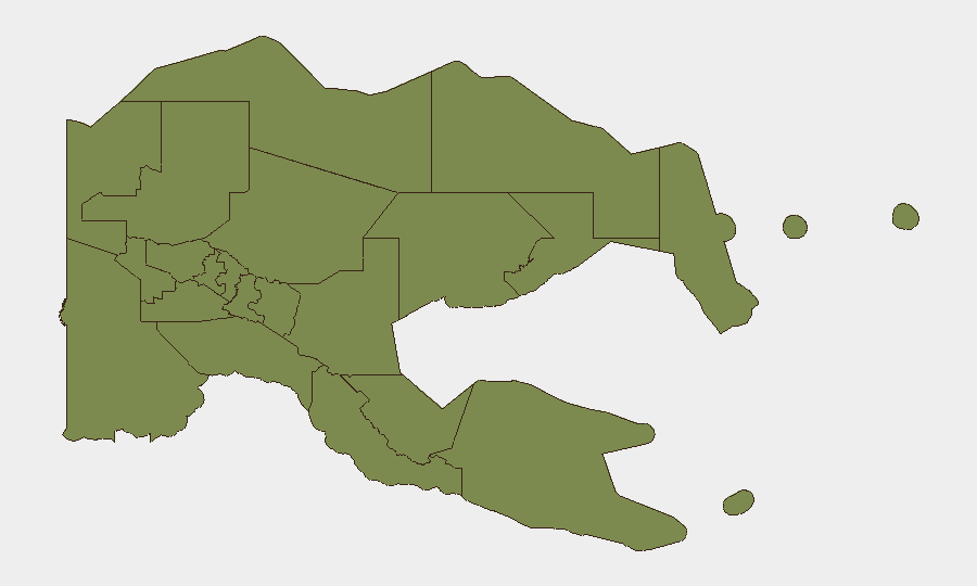 Papua New Guinea sub-national risk map