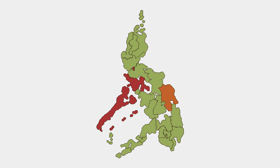 Philippines sub-national risk map