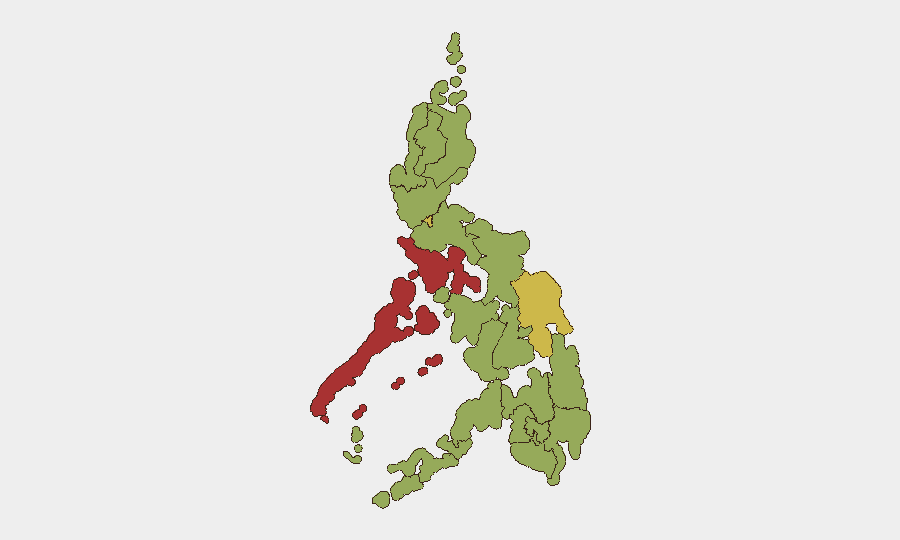Philippines sub-national risk map