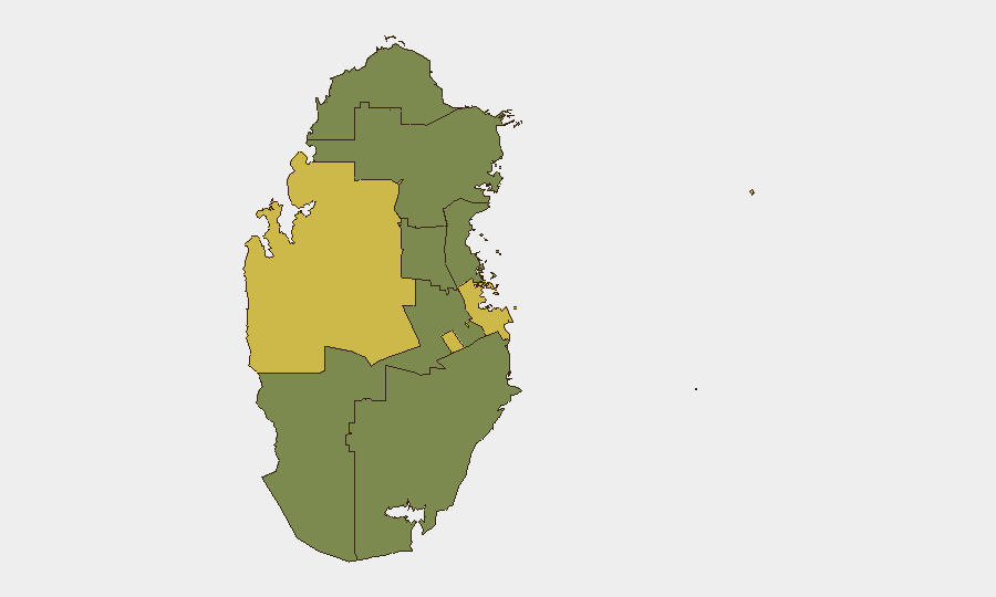 Qatar sub-national risk map