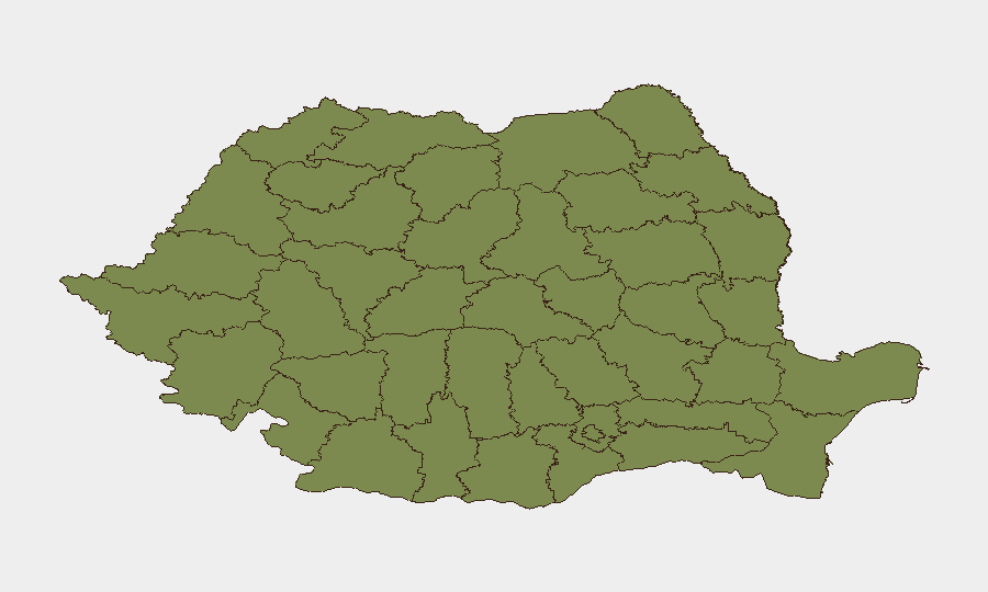 Romania sub-national risk map