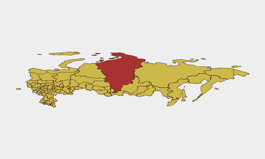Russia sub-national risk map