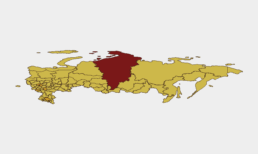 Russia sub-national risk map