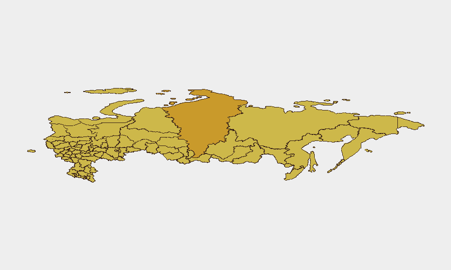 Russia sub-national risk map