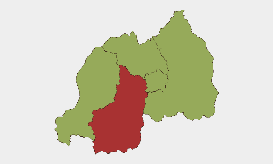Rwanda sub-national risk map