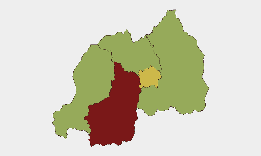 Rwanda sub-national risk map