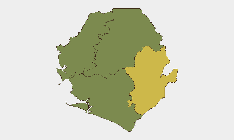 Sierra Leone sub-national risk map