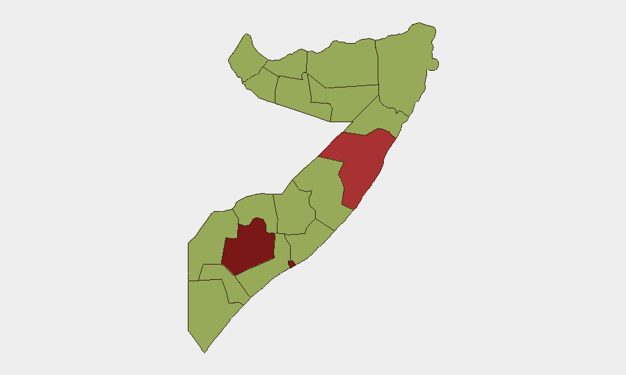 Somalia sub-national risk map