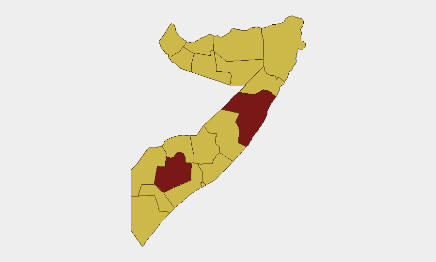 Somalia sub-national risk map