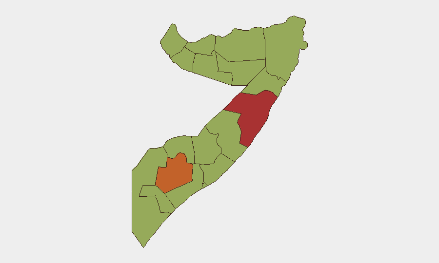 Somalia sub-national risk map