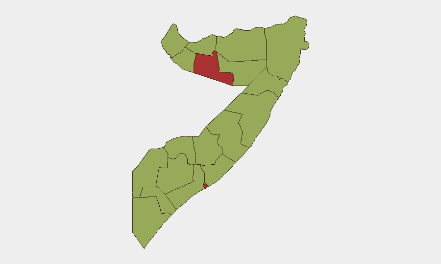 Somalia sub-national risk map