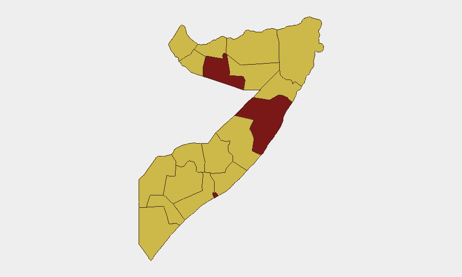 Somalia sub-national risk map