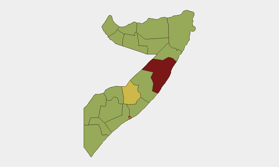 Somalia sub-national risk map
