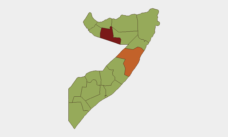 Somalia sub-national risk map