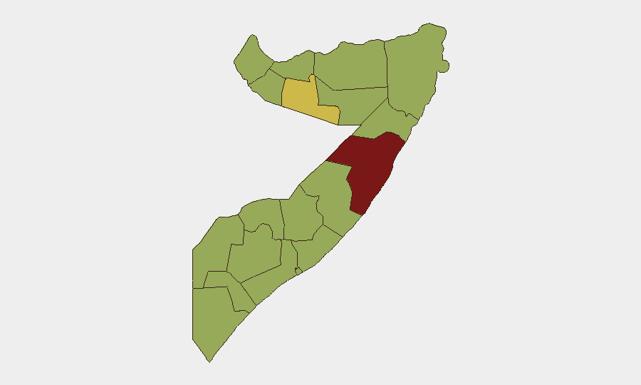 Somalia sub-national risk map
