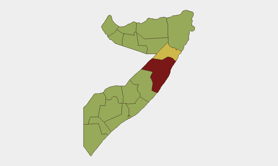 Somalia sub-national risk map