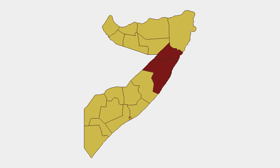 Somalia sub-national risk map