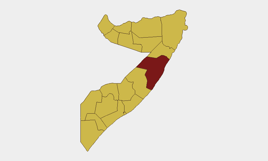 Somalia sub-national risk map