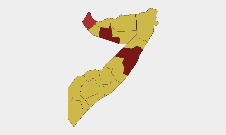 Somalia sub-national risk map