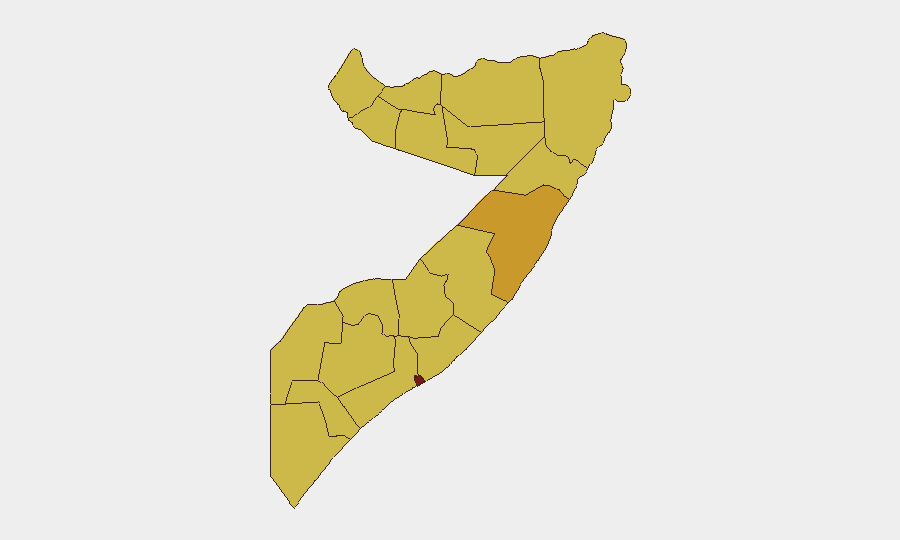 Somalia sub-national risk map