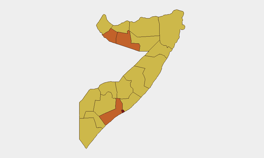 Somalia sub-national risk map