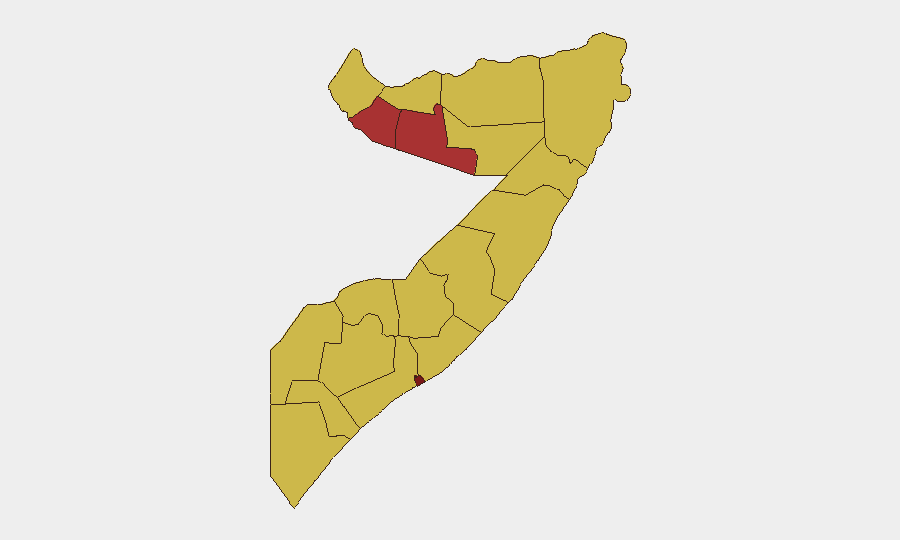 Somalia sub-national risk map