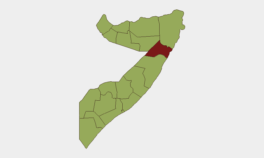 Somalia sub-national risk map