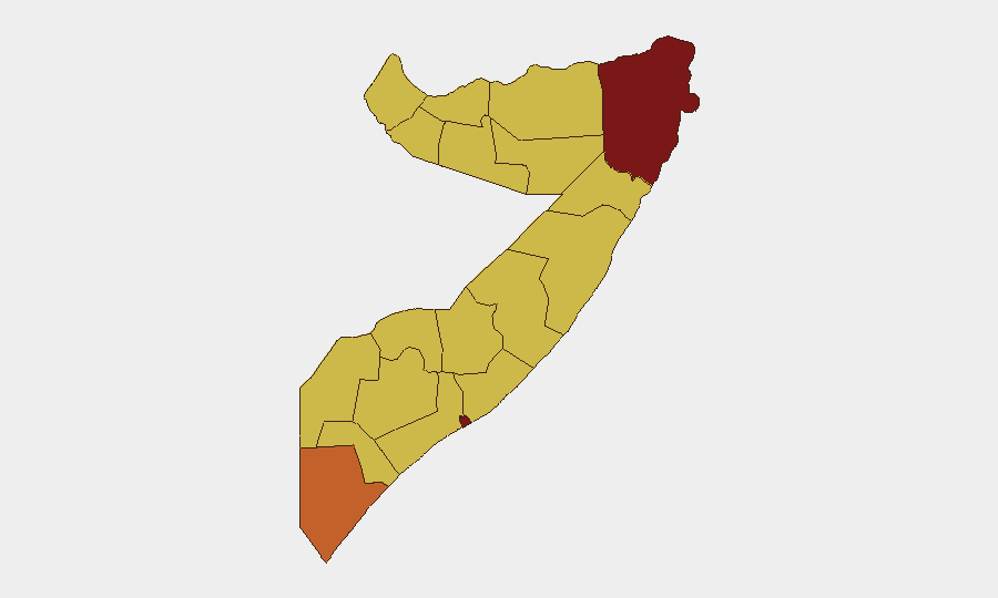 Somalia sub-national risk map