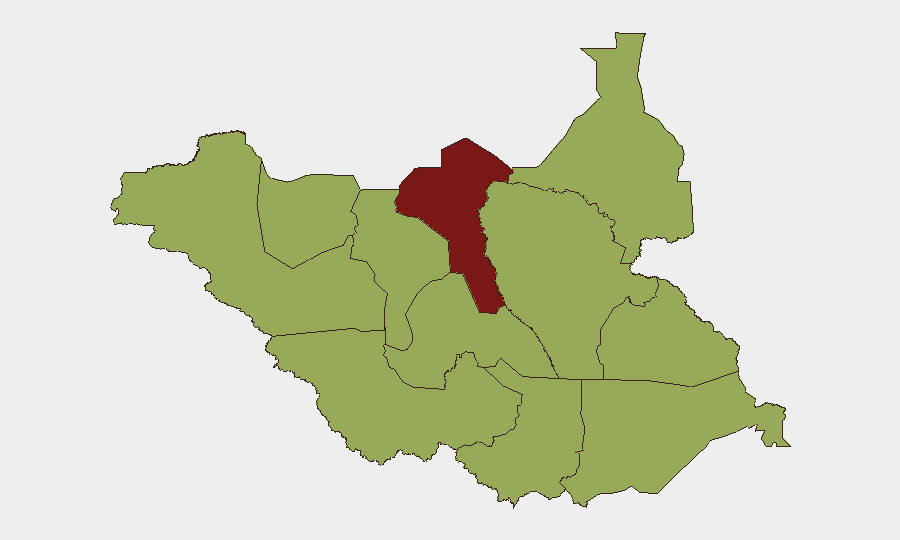South Sudan sub-national risk map