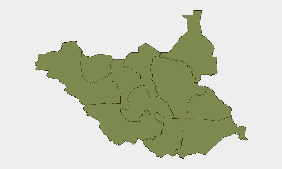 South Sudan sub-national risk map