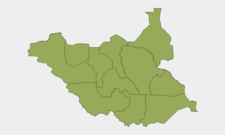 South Sudan sub-national risk map