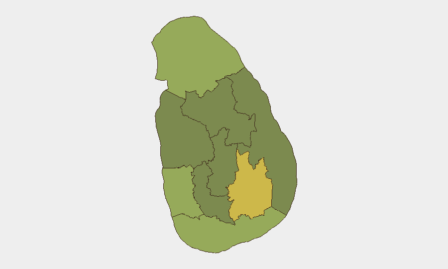 Sri Lanka sub-national risk map