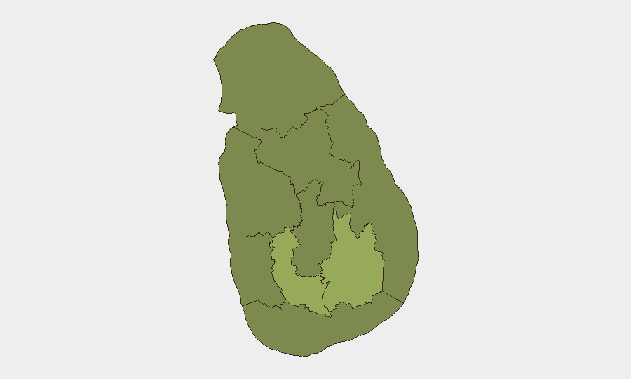Sri Lanka sub-national risk map
