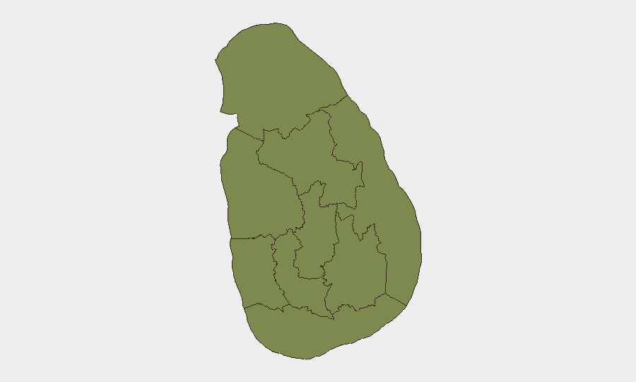 Sri Lanka sub-national risk map