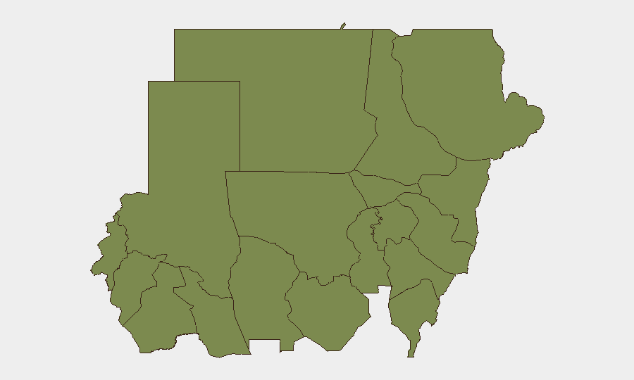 Sudan sub-national risk map