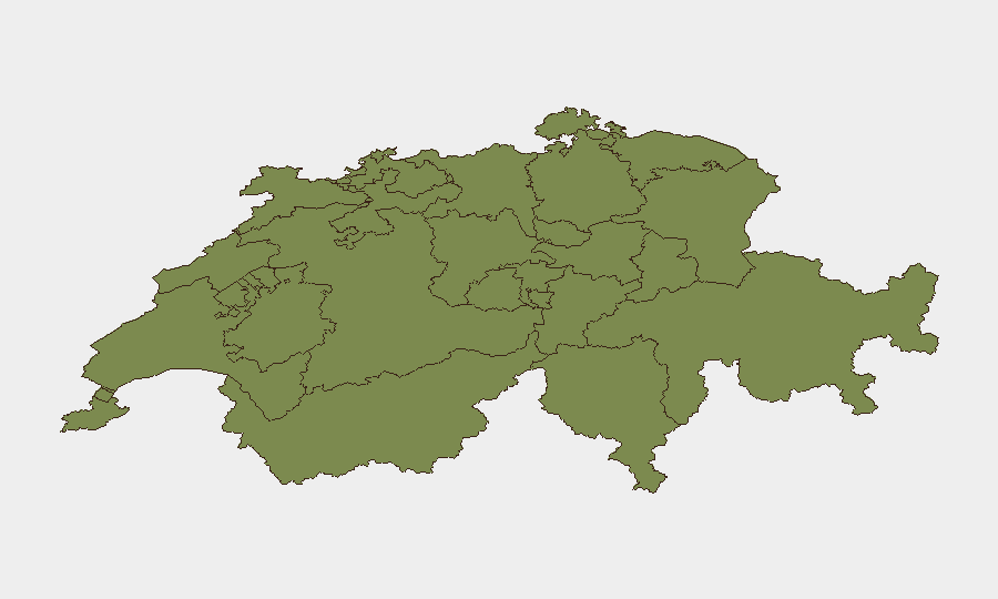 Switzerland sub-national risk map