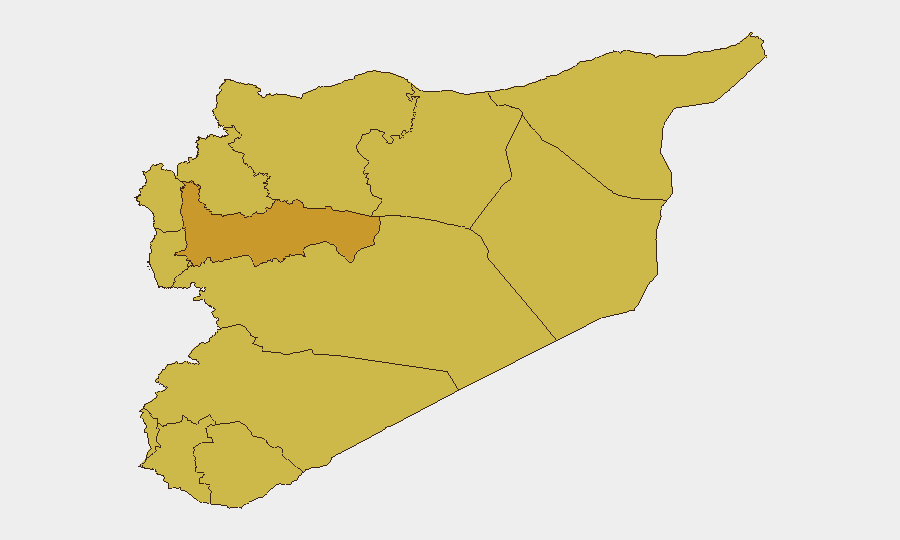 Syria sub-national risk map