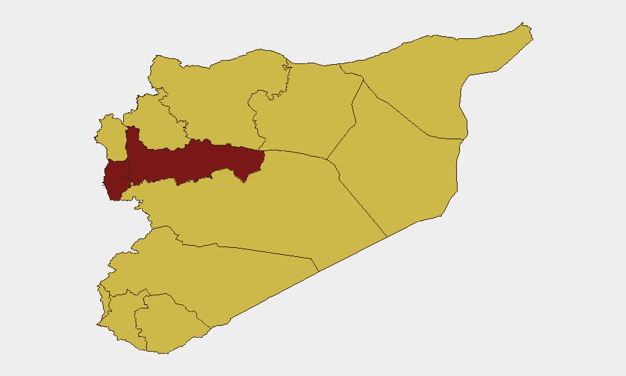 Syria sub-national risk map