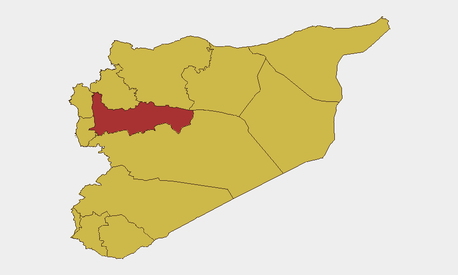 Syria sub-national risk map