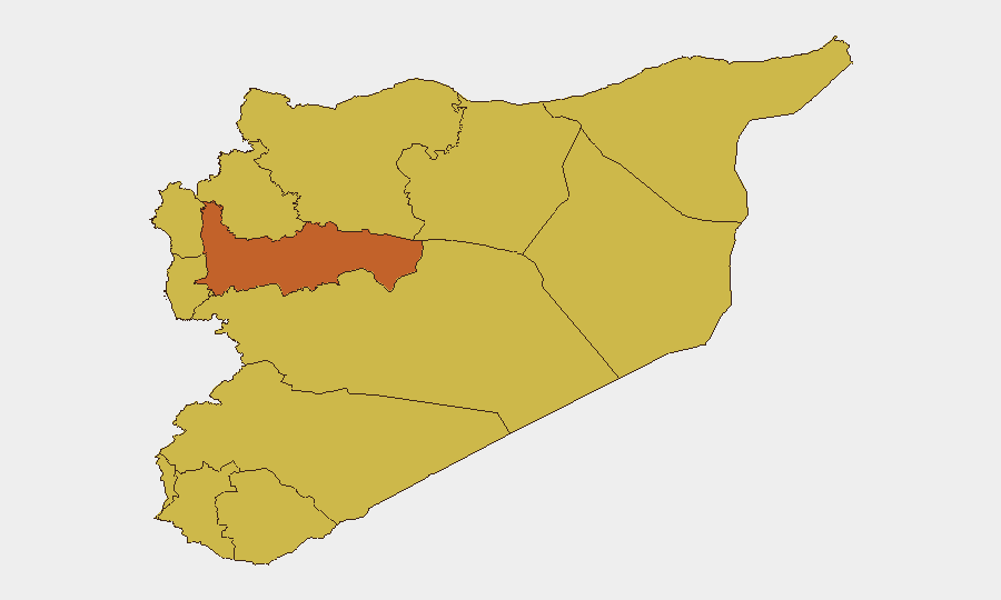 Syria sub-national risk map