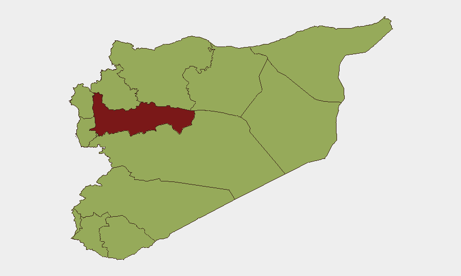 Syria sub-national risk map