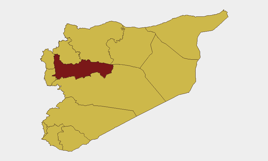 Syria sub-national risk map