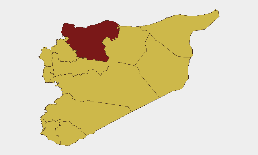 Syria sub-national risk map