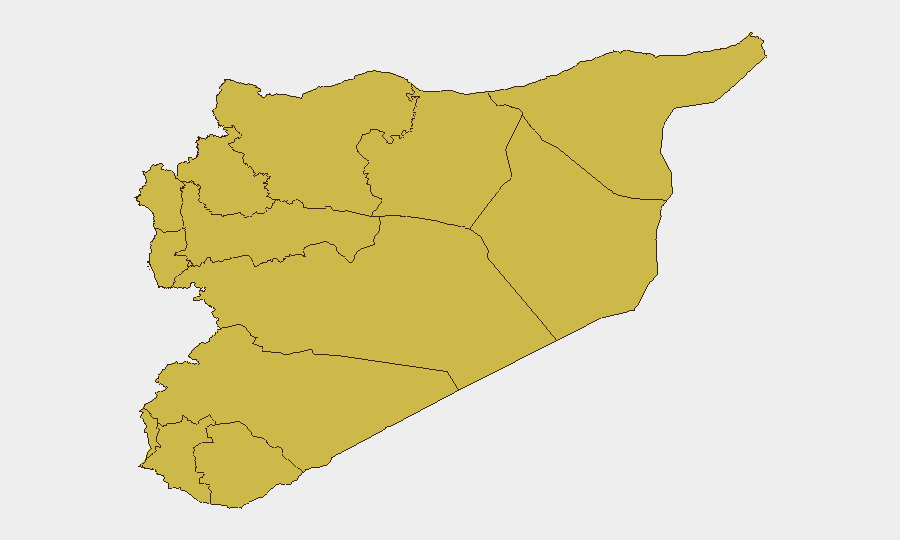 Syria sub-national risk map
