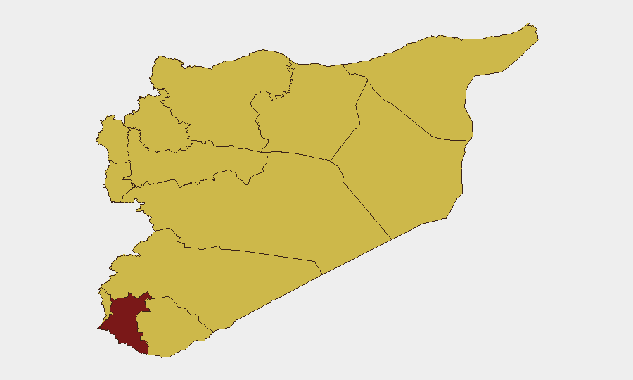 Syria sub-national risk map
