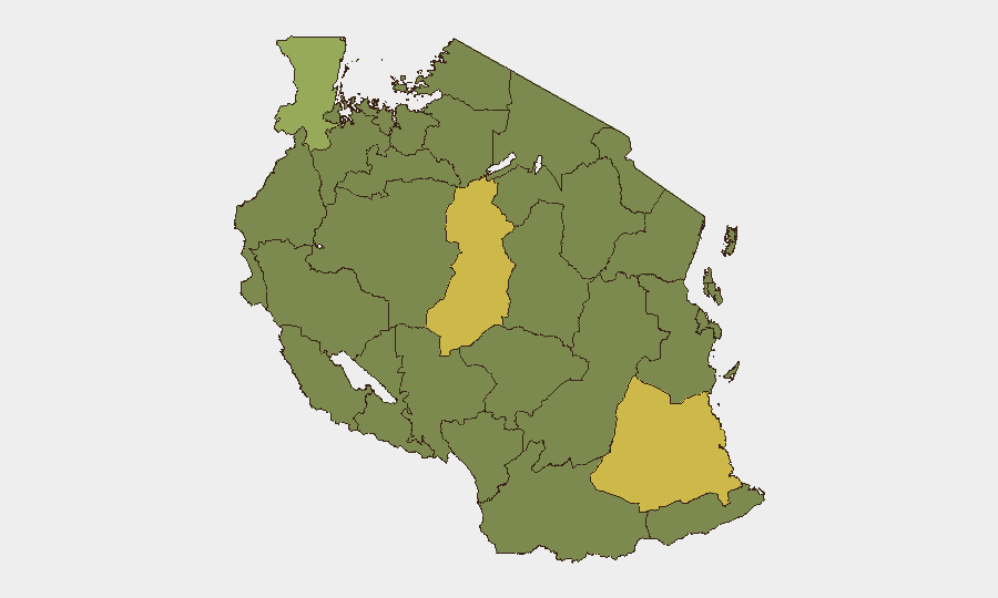 Tanzania sub-national risk map