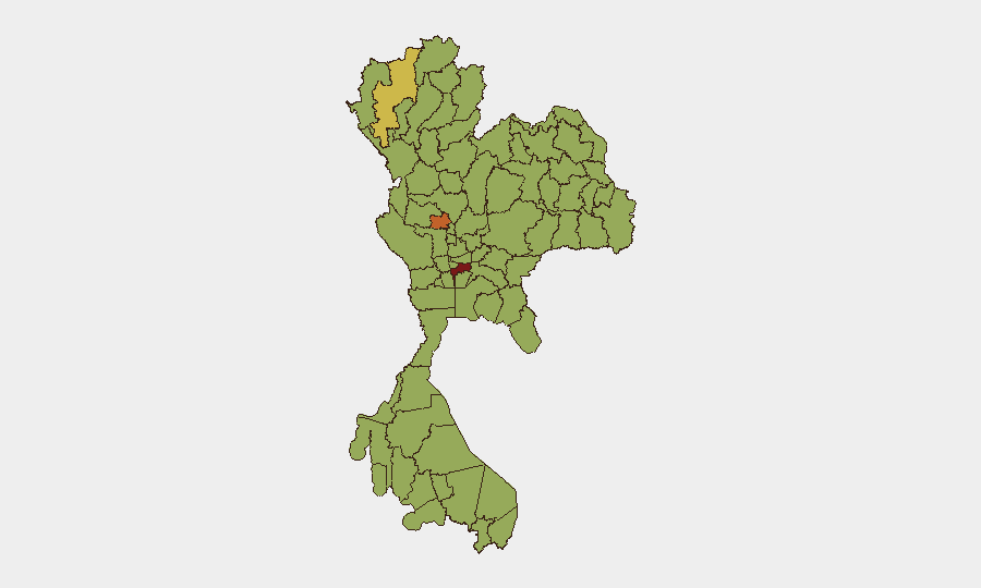 Thailand sub-national risk map