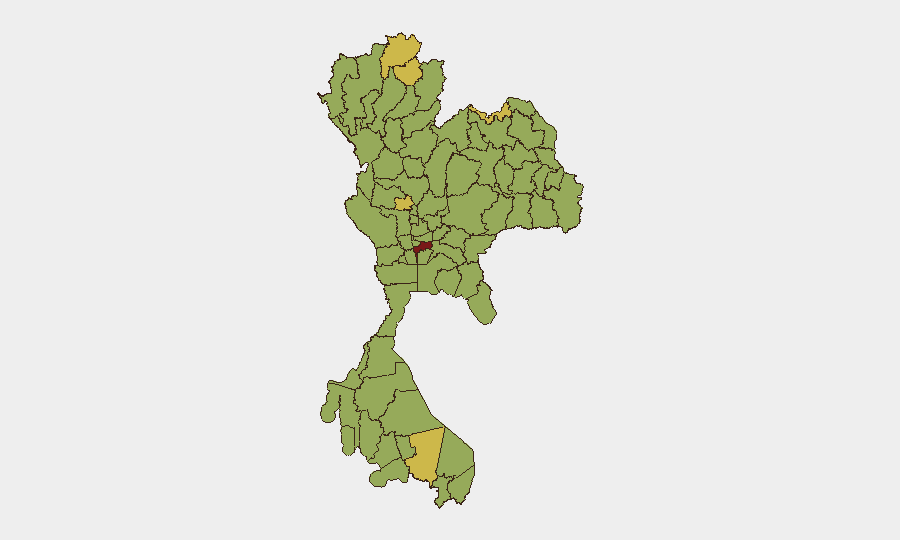 Thailand sub-national risk map
