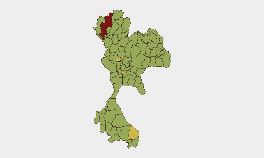Thailand sub-national risk map