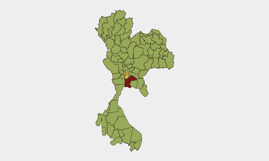 Thailand sub-national risk map